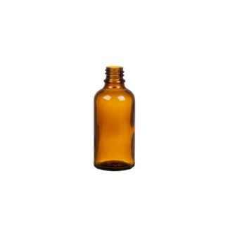 50ml Amber Glass Dropper Bottle (without Dropper Pipette)