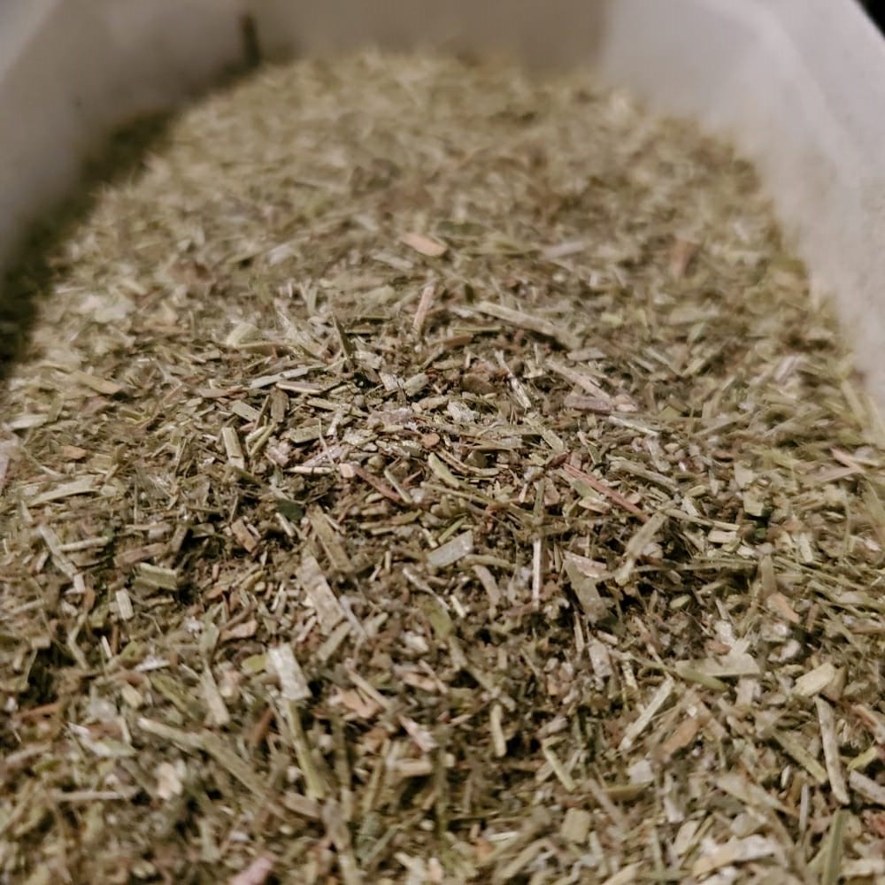 Alfalfa Meal closeup 2