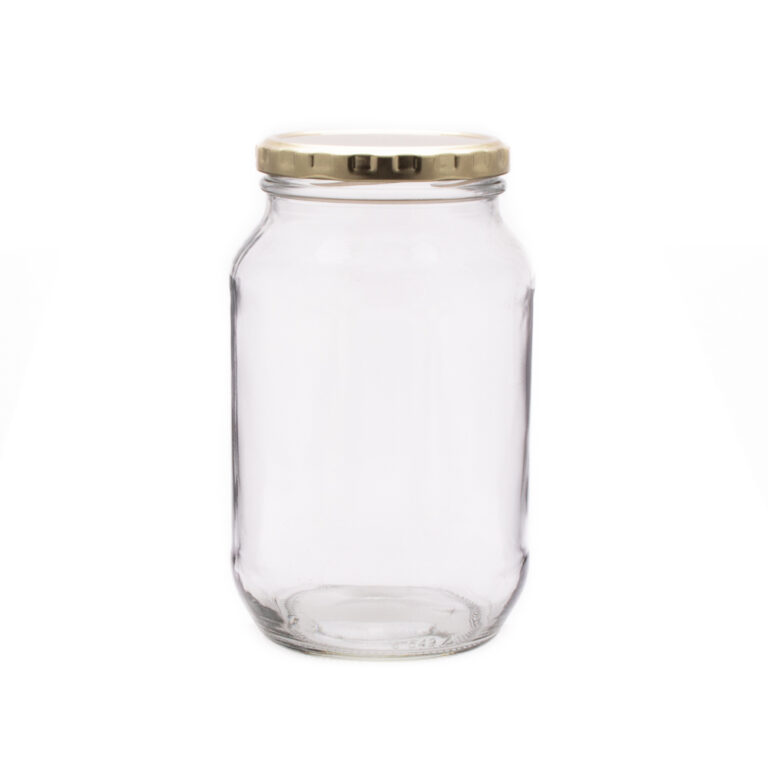 Consol 1L Multipurpose Round Glass Jar [Jar+Lid/Jar/Lid] Growstuff