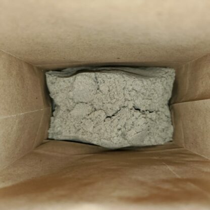 Gypsum closeup in bag